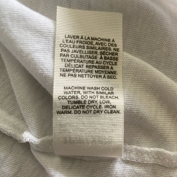 Garage Off White Graphic Tee Happy Mind Happy Life XS/S - Picture 10 of 10